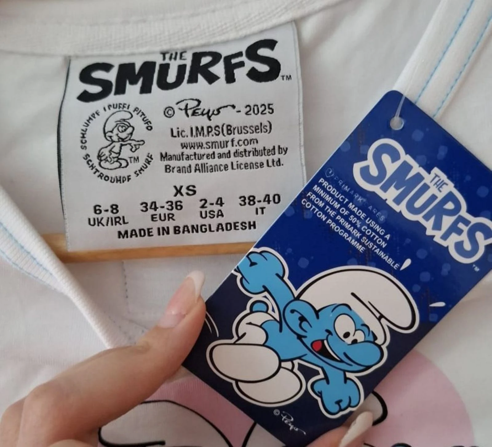 Pijama Los Pitufos Primark limite edition Y2K – photo 5